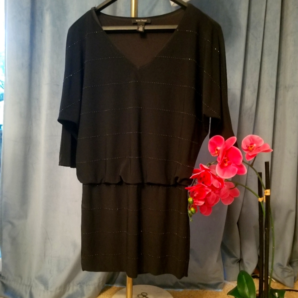 WHBM Tunic Dress Sz Small with Doleman Sleeves and Mini Skirt